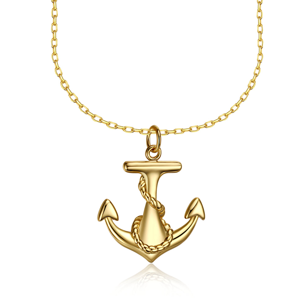 Gold Vermeil Necklace - ANCHOR