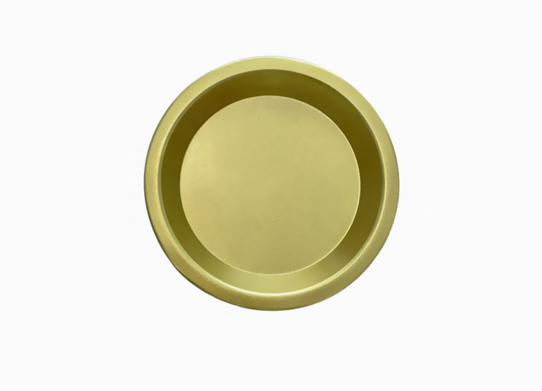 Candle Metallic Tray - Gold