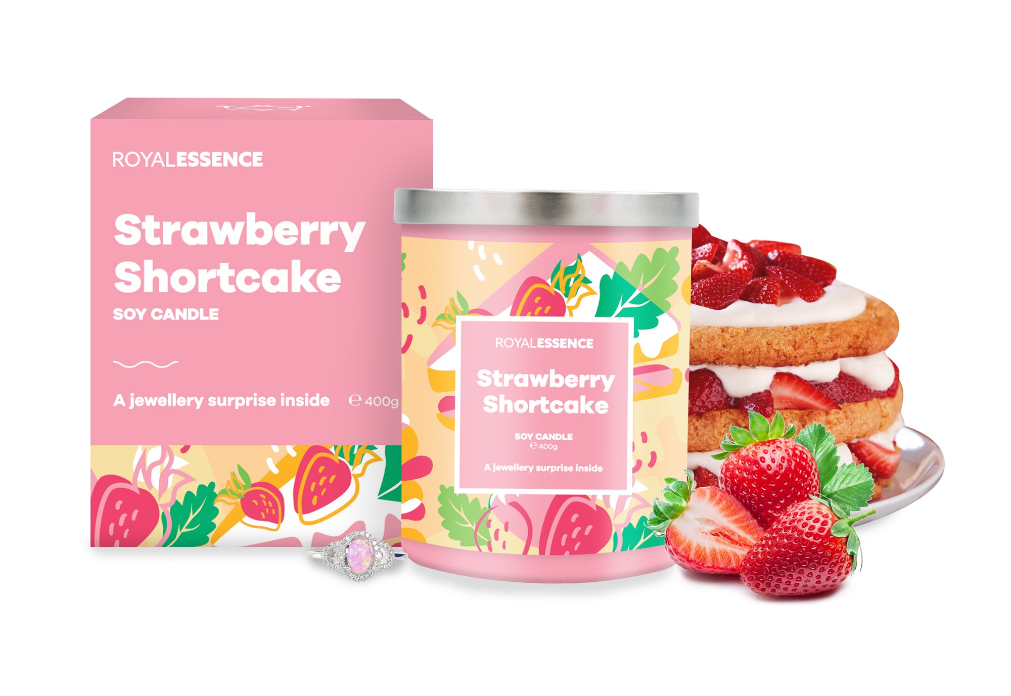 Strawberry Shortcake (Candle)